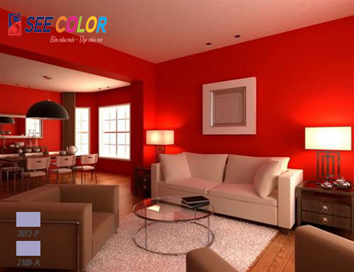 Màu đỏ là màu sơn hợp với phong thuỷ người mệnh hỏa 