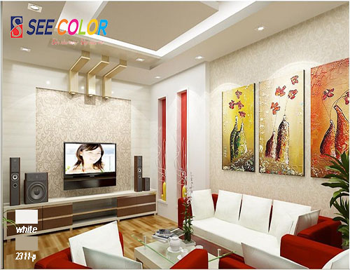 Màu sơn nội thất hợp với mệnh kim 