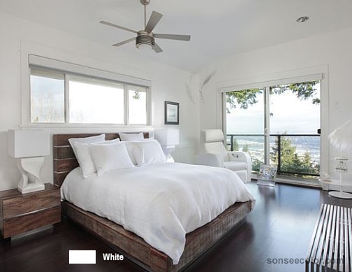 Màu trắng cũng là màu của sự trong sáng bình yên 