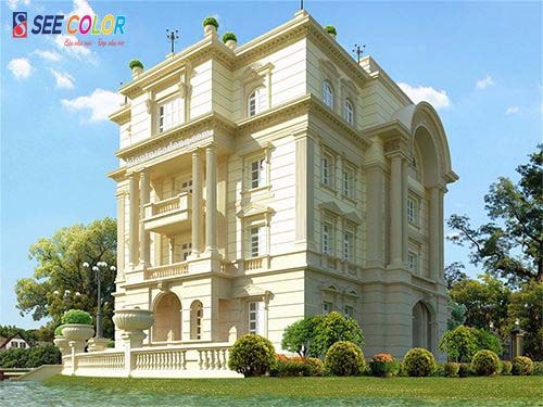 Màu vàng kem phù hợp với các lối kiến trúc tân cổ điển