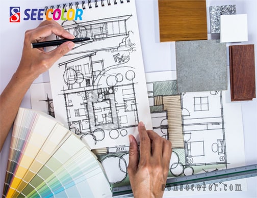 Tính diện tích sơn trong nhà và ngoài trời