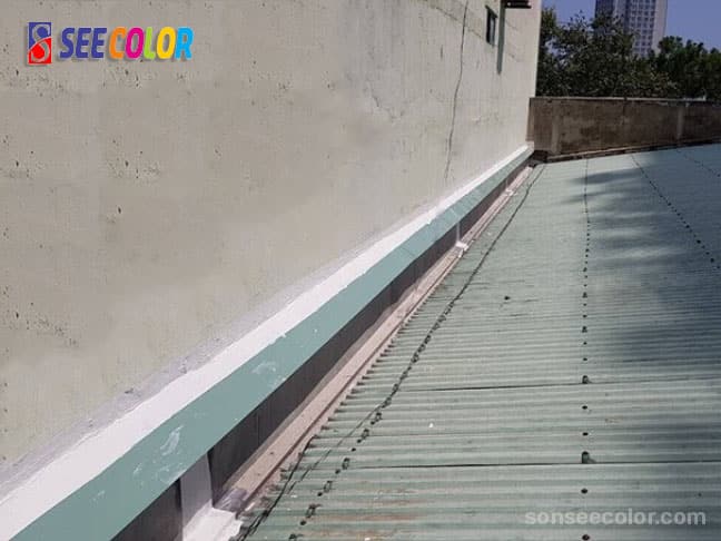 cách sử lý triệt để nước ngấm qua khe tường 2 nhà giáp gianh