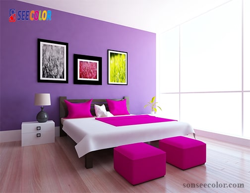 Người mệnh thổ cũng hợp với cả màu tím 