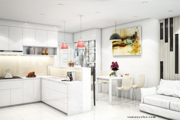 Màu sơn nhà cho người mệnh kim